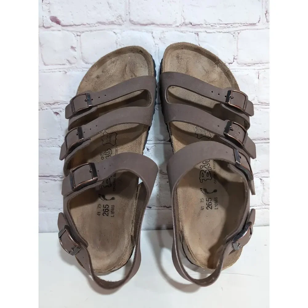 Birkenstock Birki's Canberra / Ellice Backstrap Women’s US Size 10 EU 41 Mocha